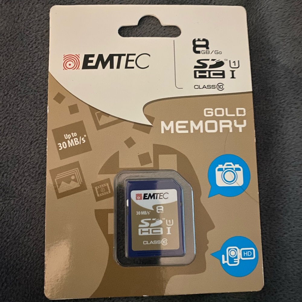 EMTEC 8 GB Class 10 Jumbo Extra SDHC Memory Card